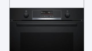Bosch HBG539EB3 SER6 вградена фурна, A+, ecoClean back+Hydro, 14 HM, AutoPilot 40, 1 ниво водачи, TFT дисплей, SoftClose&SoftOpen, тава AirFry, черна
