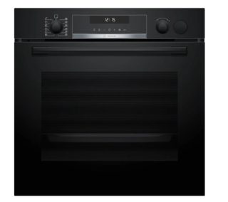 Bosch HRG578CB7 SER6 Комби-фурна с пара A+, AddSteam, Pyro, 12 режима, AutoPilot 30, Сонда за месо (1 бр.), SoftClose&SoftOpen, Тава AirFry, черна, HC