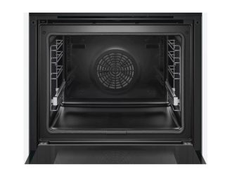 Bosch HBG7741B1, SER8, Вградена фурна 60 x 60 cm, 71 l, TFT сензорен дисплей, Дигитален контролен пръстен, Hotair Gentle, функция Air Fry, A+, Пиролиза+Хидролиза, Oven Assistant, Home Connect, Черен