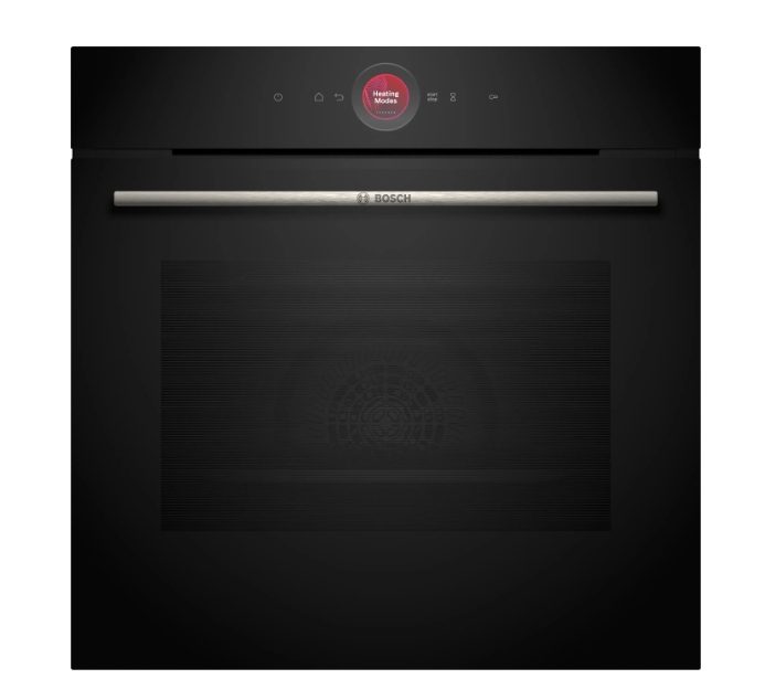 Bosch HBG7742B1, SER8, Вградена фурна 60 x 60 cm, 71 l, TFT сензорен дисплей, Дигитален контролен пръстен, Hotair Gentle, функция Air Fry, Сонда за месо, A+, Pirolитно+Хидролитно, Oven Assistant, Home Connect, Черен