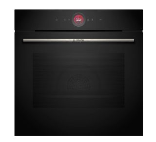 Bosch HBG7742B1, SER8, Вградена фурна 60 x 60 cm, 71 l, TFT сензорен дисплей, Дигитален контролен пръстен, Hotair Gentle, функция Air Fry, Сонда за месо, A+, Pirolитно+Хидролитно, Oven Assistant, Home Connect, Черен