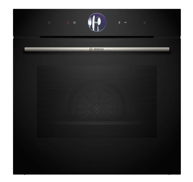 Bosch HSG7361B1 SER8 Комби-парова фурна, 4D HotAir, fullSteam, EcoClean back, 21 HM, Assist, PerfectBake, PerfectRoast, LED светлина, TFT-тъчдисплей Plus 7cm, HC