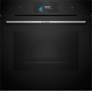 Bosch HSG7584B1 SER8 фурна с пара, 60 x 60 cm, 71 l, A+, цифров контролен пръстен, Perfect Steam, Steam Plus, Added Steam, Steam Boost, 4D Hotair, черен