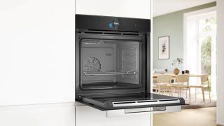 Bosch HSG7584B1 SER8 фурна с пара, 60 x 60 cm, 71 l, A+, цифров контролен пръстен, Perfect Steam, Steam Plus, Added Steam, Steam Boost, 4D Hotair, черен