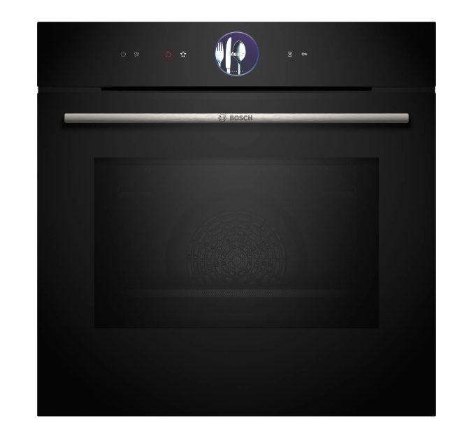 Bosch HMG776KB1 SER8 Комби микровълнова фурна, 4D HotAir, Pyro, 20 HM, Assist, 1-ниво Pyro релса, LED горна светлина, TFT-сензорен дисплей Plus 7cm, HC