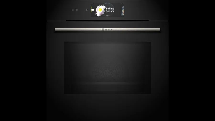 Bosch HMG778NB1 SER8; Полувграждаща се, Комбинирана фурна с микровълнова, 60 x 60 cm, 67 l, 4D Hotair, Hotair Gentle, Microwave Boost Function, Пиролиза+Хидролиза, Цифров контролен пръстен, Черен