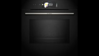 Bosch HMG778NB1 SER8; Полувграждаща се, Комбинирана фурна с микровълнова, 60 x 60 cm, 67 l, 4D Hotair, Hotair Gentle, Microwave Boost Function, Пиролиза+Хидролиза, Цифров контролен пръстен, Черен