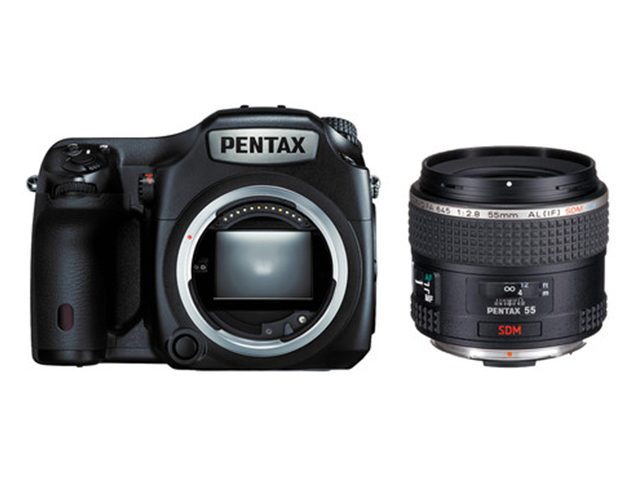 Средноформатен фотоапарат Pentax 645Z DSLR с обектив DFA645 55mm F/2.8