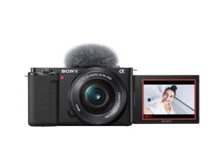 Фотоапарат Sony ZV-E10 за влогинг с обектив SEL 16-50mm f/3.5-5.6 PZ