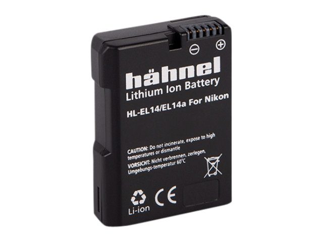 Батерия Hahnel, еквивалент на Nikon HL-EL14/14A/EN-EL14/14a, 1050 mAh, 7,4 V