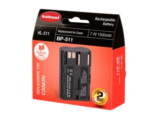 Батерия Hahnel, еквивалент на Canon BP-511/512, 1500 mAh