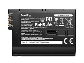 Батерия SmallRig 5299 2600 mAh еквивалент на Nikon EN-EL15c с USB-C порт и индикатор за захранване