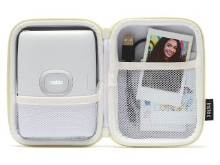Предпазен калъф за принтер Fujifilm Instax Mini Link 2, Clay White