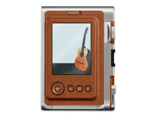 Хибриден фотоапарат за моментални снимки Fujifilm Instax Mini Evo, Кафяв