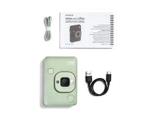 Фотоапарат за моментални снимки Fujifilm instax mini LiPlay, matcha green