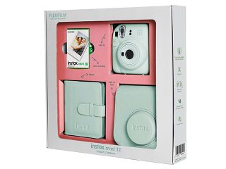 Комплект за моментални снимки FujiFilm Instax Mini 12, зелен