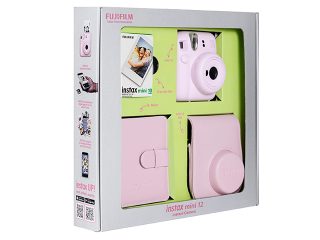 Комплект за моментални снимки FujiFilm Instax Mini 12, розов