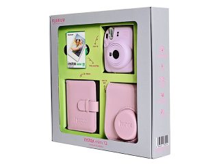 Комплект за моментални снимки FujiFilm Instax Mini 12, розов