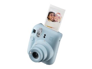 Фотоапарат за моментални снимки FujiFilm Instax Mini 12, пастелно синьо