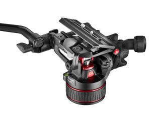 Видео статив със среден паяк комплект Manfrotto Nitrotech 608/ Alu Twin MS