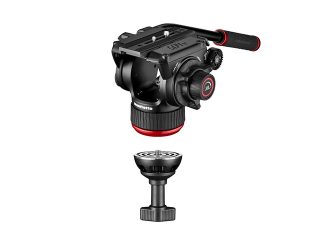Manfrotto MVK504XTWINGA видео статив с флуидна глава 504X, крака с подов паяк и чанта