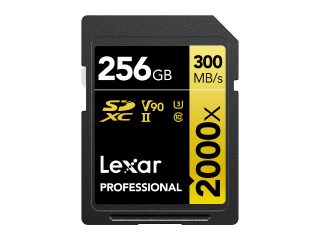 Карта памет Lexar Pro 2000X SD, UHS-II, SDXC, V90, U3, R300/W260, 256GB