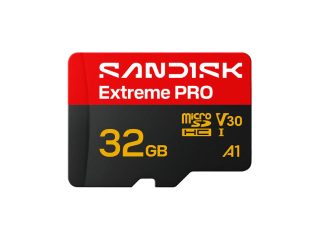 Карта памет SanDisk Extreme PRO microSD, UHS-I, U3, V30, A1, 32GB