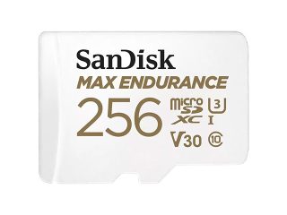 Карта памет за домашни охранителни камери и видеорегистратори SanDisk Max Endurance, 256GB