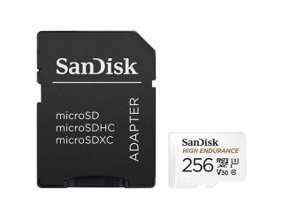 Карта памет SanDisk 256GB High Endurance Video microSDHC Card with Adapter for Dash Cam and Home