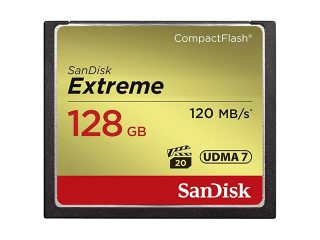 Карта памет SanDisk Extreme CF 128GB card 120MB/s 800х UDMA 7