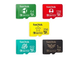 Карта памет SanDisk microSDXC 128GB, за конзоли Nintendo Switch