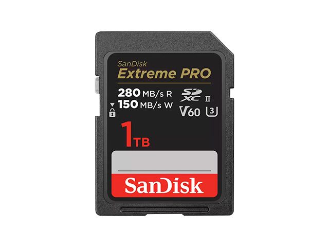 Карта памет SanDisk Extreme PRO 1TB SDXC, UHS-II, Class 10, U3, V60, 6K, 4K, UHD, up to 280MB/s