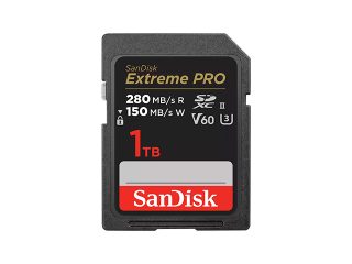 Карта памет SanDisk Extreme PRO 1TB SDXC, UHS-II, Class 10, U3, V60, 6K, 4K, UHD, up to 280MB/s
