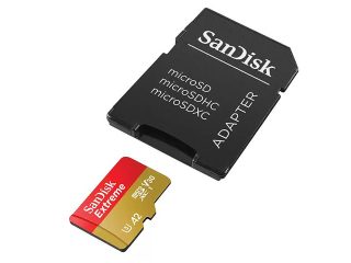 Карта памет SanDisk Extreme micro SDXC 64GB с SD Adapter, A2, C10, V30, UHS-I, U3