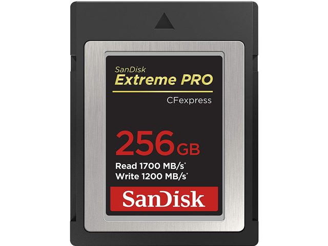 Карта памет SanDisk 256GB Extreme PRO CFexpress Card Type B,SDCFE, 1700MB/s R, 1200MB/s
