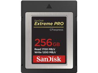 Карта памет SanDisk 256GB Extreme PRO CFexpress Card Type B,SDCFE, 1700MB/s R, 1200MB/s
