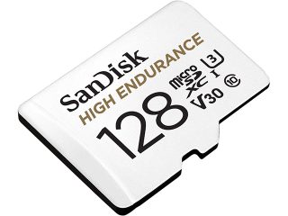Карта памет SanDisk 128GB High Endurance Video microSDHC Card with Adapter for Dash cam and Home