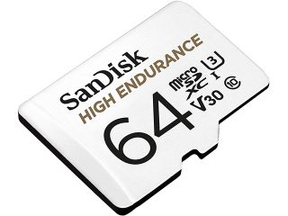 Карта памет SanDisk 64GB High Endurance Video microSDHC Card with Adapter for Dash cam and Home