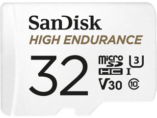 Карта памет SanDisk 32GB High Endurance Video microSDHC Card with Adapter for Dash cam and Home