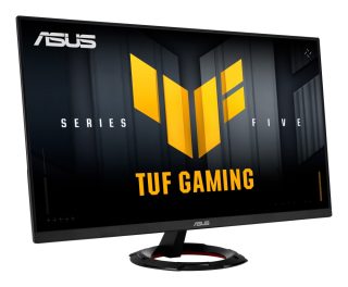 Asus TUF Gaming VG279Q5R Gaming Monitor, 27-инчов, Full HD (1920x1080), 200Hz, Fast IPS, ELMB, 0.3ms GTG (мин.), стерео високоговорители, DisplayWidget Center, AI Visual, черен