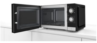 Bosch FFL020MS2 микровълнова печка, серия 2, свободностояща, 800 W, 20 l, неръждаема стомана