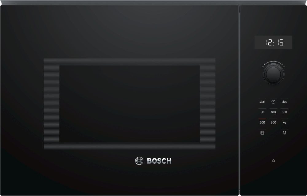 Bosch BFL554MB0 Вградена микровълнова печка, 25 л, AutoPilot 7, черна
