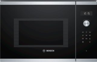 Bosch BFL554MS0 SER6; Comfort; Вградена микровълнова печка, 25 л, AutoPilot 7, LED подсветка, лява панта, инокс