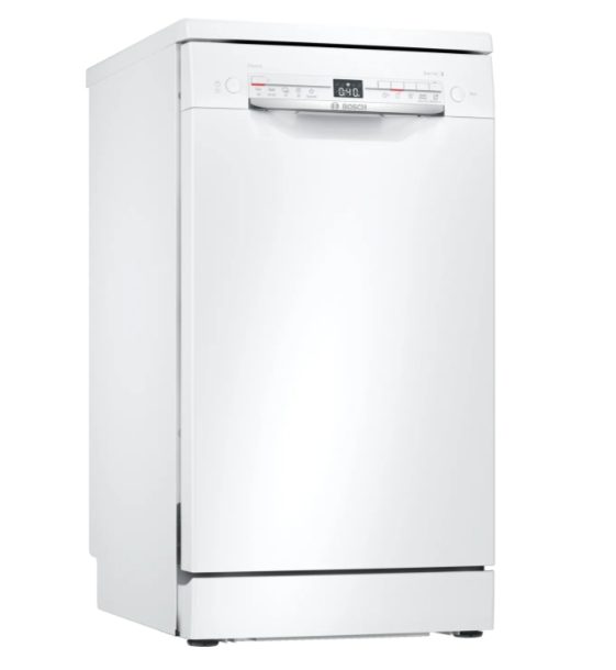 Bosch SPS2IKW10E Свободностояща съдомиялна машина 45 см, енергиен клас F, 9.5 л, бяла