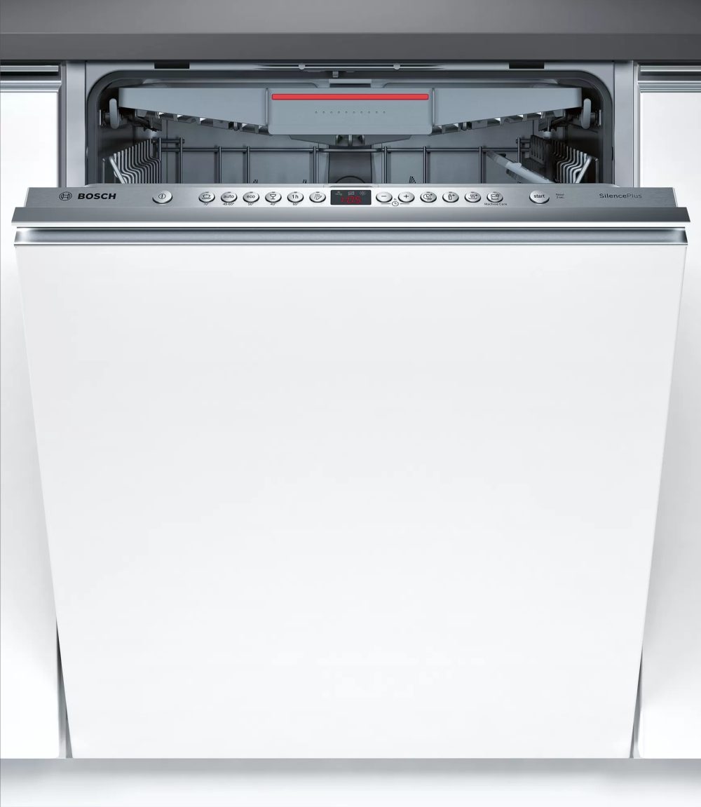 Bosch SMV46KX04E SER4; Comfort; Съдомиялна напълно вградена E, Polinox, дисплей, 3-то Vario чекмедже, 9,5 л, 6p/3o, 46 dB