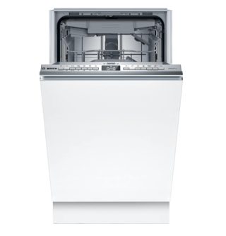 Bosch SPV4HMX12E, SER4, напълно вграждаема съдомиялна 45cm, D, 8,9л, 10 комплекта, 6 програми/5 опции, 44dB(B), Silence 43dB, 3-то чекмедже Vario, R2, Auto програма, Rackmatic, Home Connect