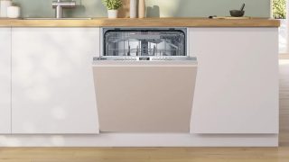 Bosch SMV4ENX06E SER4 Съдомиялна, за вграждане, енергиен клас B, EfficientDry, 9,0 л, 13 комплекта, 42 dB(A), Silence 41 dB, трета кошница Extra Space, дисплей, Home Connect