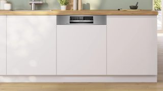 Вградена съдомиялна Bosch SMI6ECS12E, A, EfficientDry, 9,0 л, 14 комплекта, 42 dB