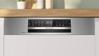 Вградена съдомиялна Bosch SMI6ECS12E, A, EfficientDry, 9,0 л, 14 комплекта, 42 dB