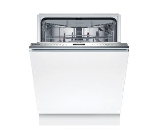 Bosch SMH6ZCX24E, SER6, Съдомиялна за вграждане, B, Zeolith, 9,0 л, 14 комплекта, 7p/5o, 40 dB(B), Silence 39 dB, 3-то чекмедже, Extra Clean Zone, VarioHinge+, sideLight, дисплей, Home Connect